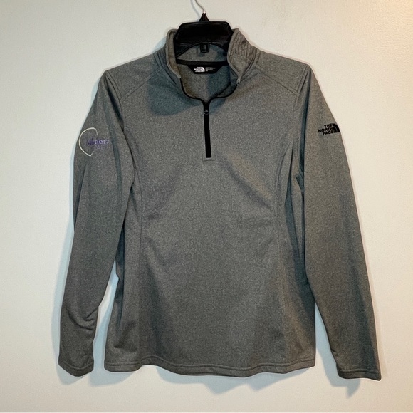 The North Face Womens Tech quarter zip grey M - Picture 1 of 8